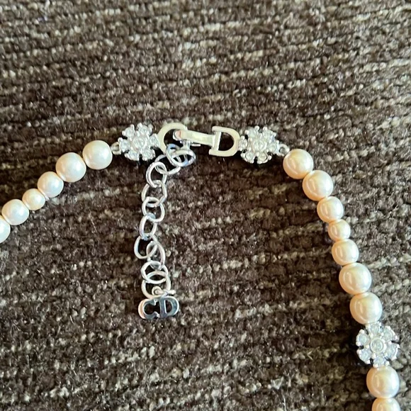 Christian Dior pearl necklace